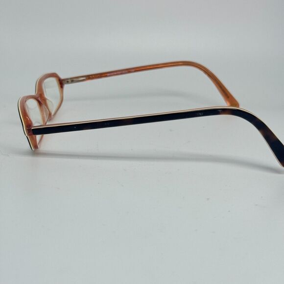 BANANA REPUBLIC “ISABEL” Eyeglasses Frame 48-16-135 Black/Orange H14532 - Picture 3 of 8